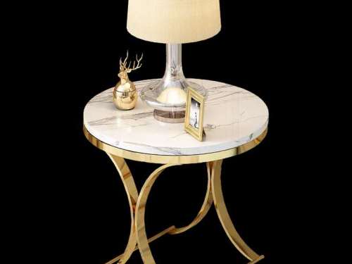 Portland Marble Side Table