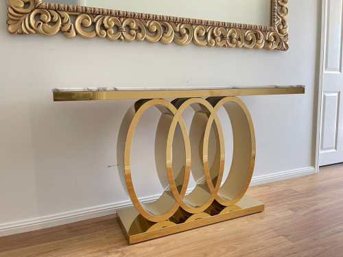 Yolanda Marble Top Console Table-120CM/150CM