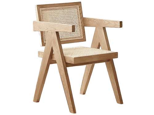 Wesley Rattan Dining Chairs- Natural