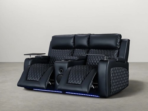 Cosgrove—ELECTRIC Cinema 2 seat recliner-Black