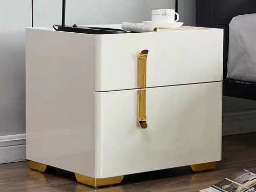 Mostar Modern Sintered Stone Bedside Table