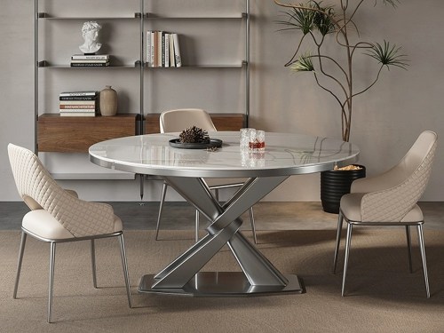 Eaton Extendable Sintered Stone Dining Table-120CM/135CM/150CM