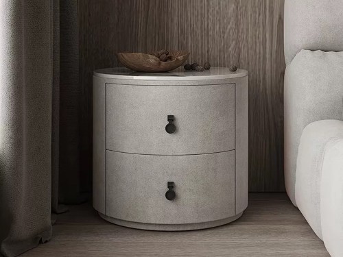 Tilpa Sintered Stone Top Bedside Table