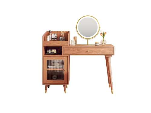 Rabat Wooden Extendable Dressing Table-With LED Mirror/Without LED Mirror