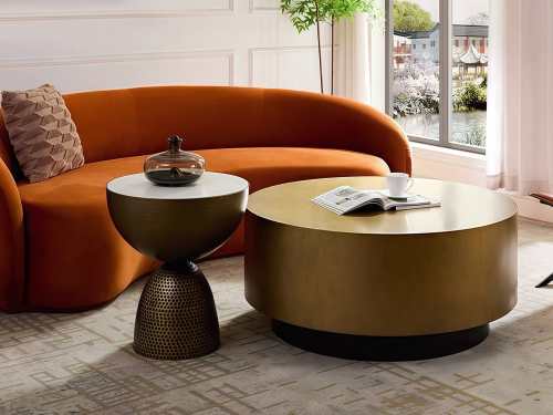 Brownsville Unique Design Coffee Table-With/Without Side Table