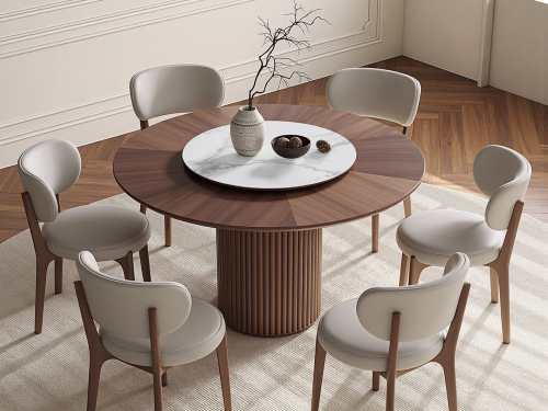 Becolla Wooden Dining Table-120/135/150CM