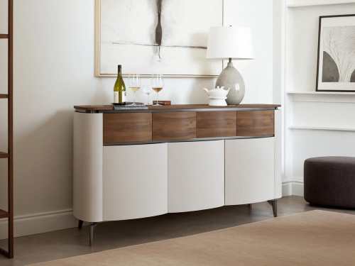 Trinchera Modern Walnut Colored Storage Cabinet/Buffet-120CM/150CM