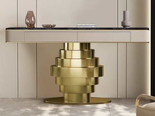 Cloncurry Luxurious Marble Console Table-160CM