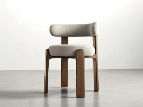 Casa Velveteen Dining Chair-Walnut/Black Wooden Frame