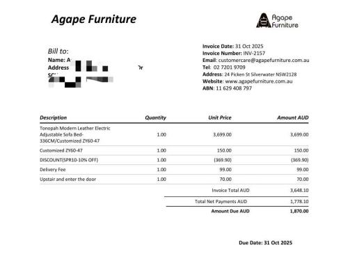 Payment link for INV2157-$1870